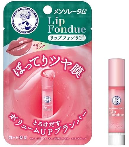 Amazon | メンソレータム リップフォンデュ ロゼピンク